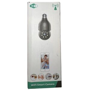 WiFi Light Bulb Security Camera with Night Vision Motion Detection Two-Way Audio